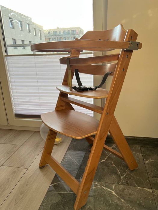 Bebe Confort Timba – drewniane krzesełko do karmienia (Natural Wood)