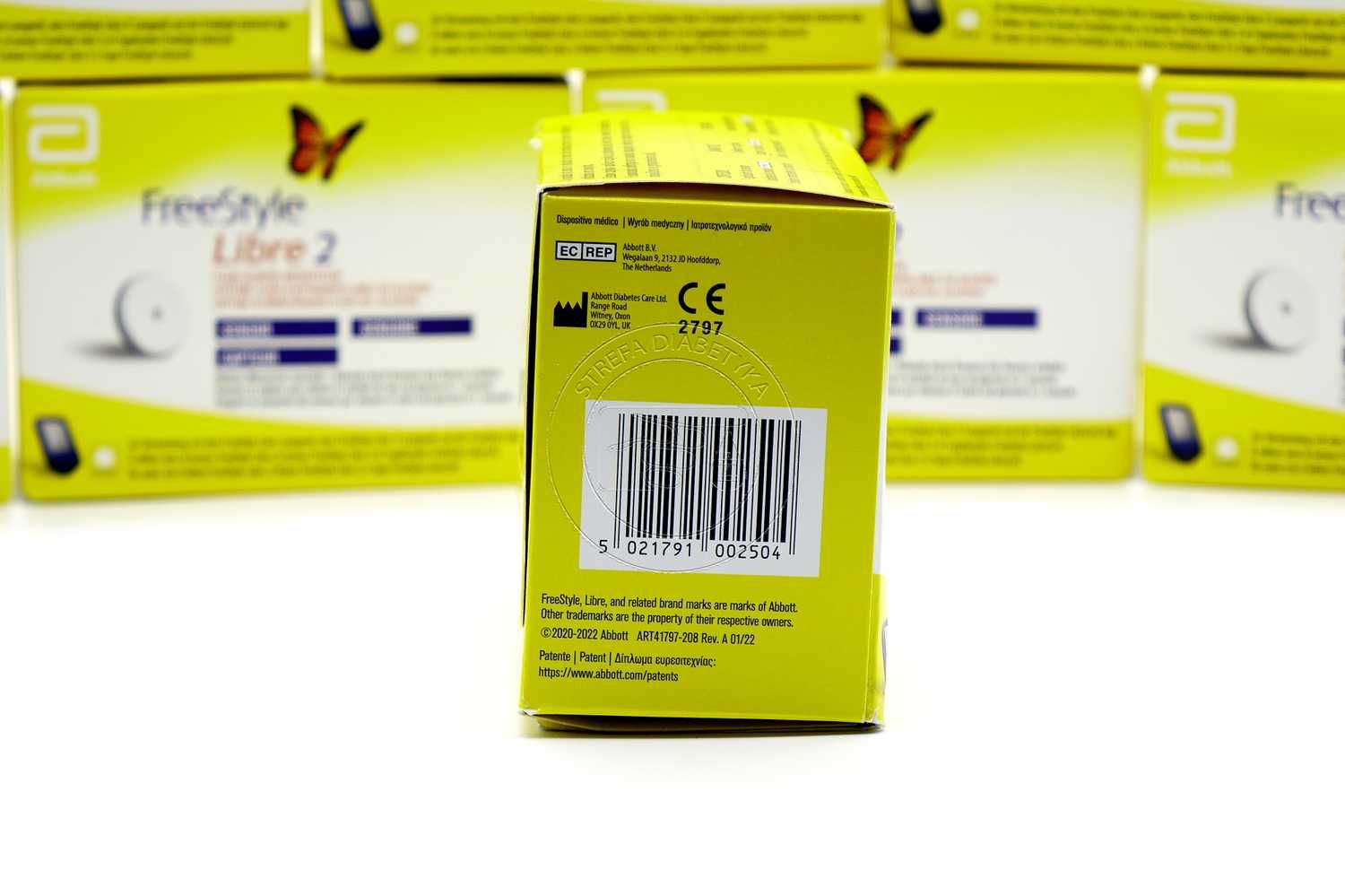 2 x Sensor – FREESTYLE LIBRE 2 + Aplikator + Plaster + Gazik + GRATIS