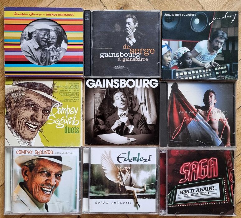 Zestaw Płyt CD Gainsbourg Nosowska Niemen Manson Vai