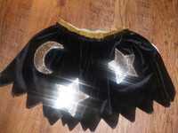 Spódnica Zara spódniczka czarna welurowa akamitna plisowana 110 116