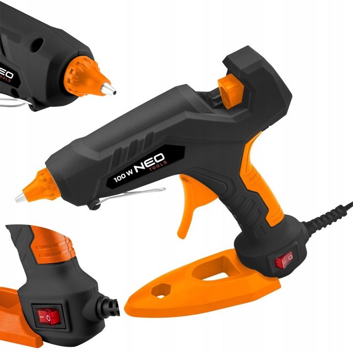 Neo Tools Pistolet Do Klejenia Kleju Na Gorąco Klejowy Mocny 100w 11mm