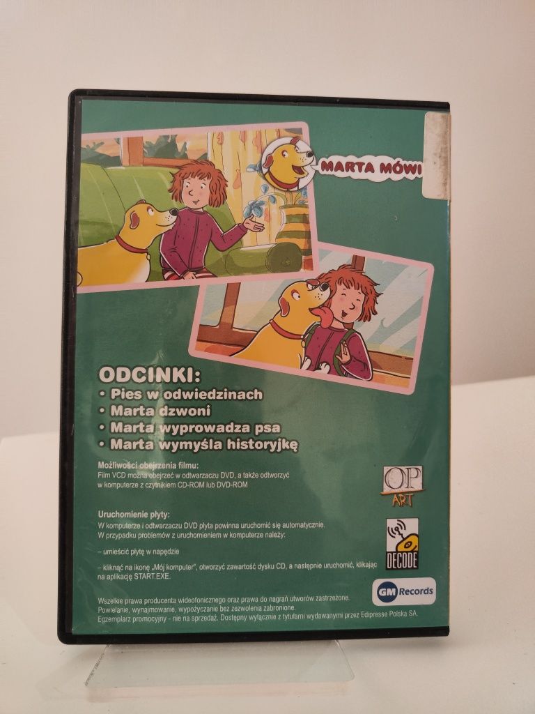 Marta mówi Pies w odwiedzinach, dzwoni, wyprowadza psa, wymyśla histor