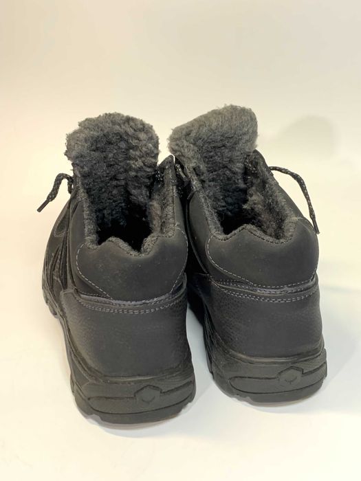Черевики чоловічі спортивного стилю хутро чорні р 42 (26,5 см.)