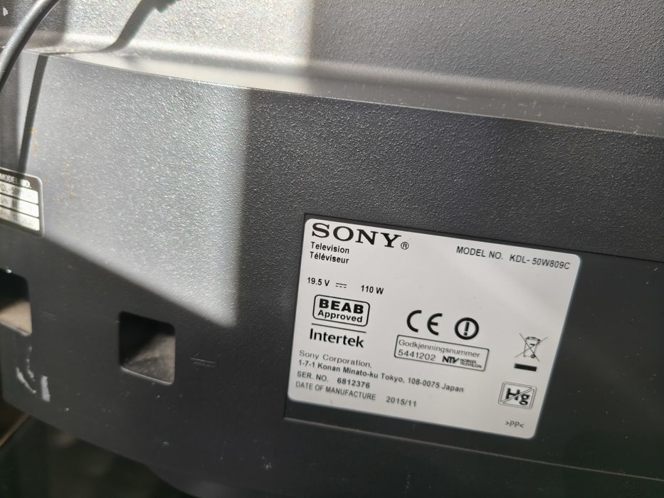 Telewizor Sony 50 cali Smart tv .