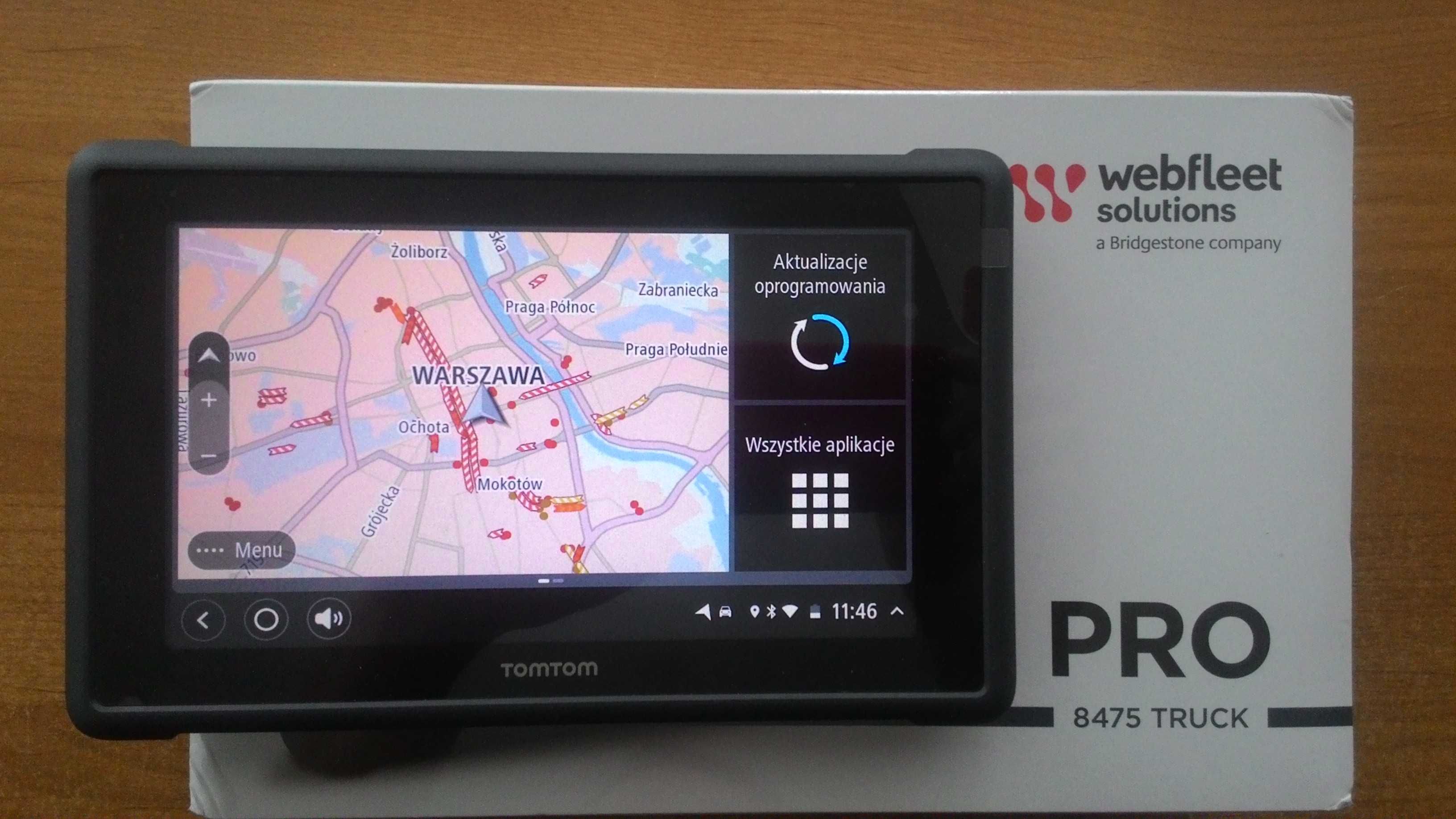 TomTom Professional 6250 uchwyt karty SIM Bridge  aktualizacja map GPS
