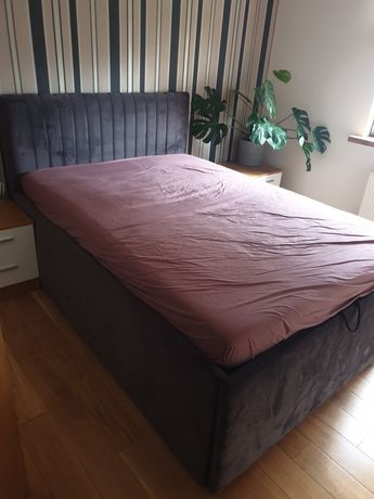 Łóżko  tapicerowane  VELVET  140x200