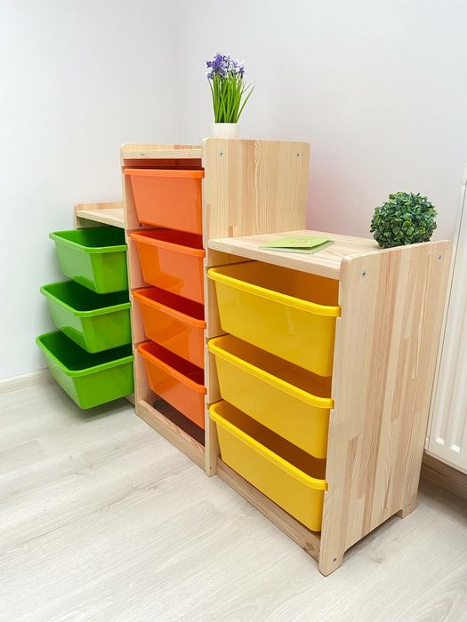 Комод для детской, вместительный органайзер шкаф в детскую комнату