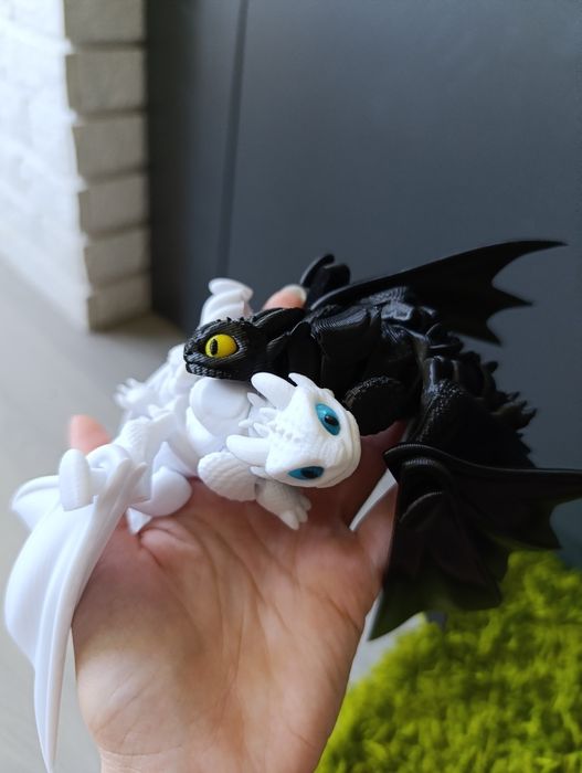 Беззубик,Денна Біла Фурія,Toothless,Light Fury. Як приручити дракона