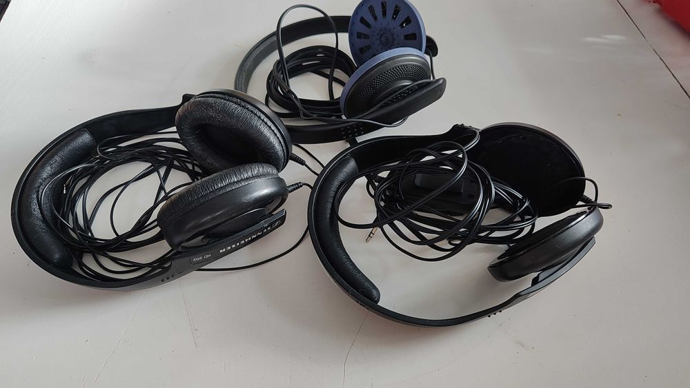 Słuchawki Sennheiser Pakiet 3 Sztuki niesprawne (gra 1 kanał)