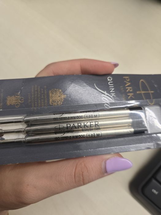 Recargas Caneta Parker 1.0 M Preta