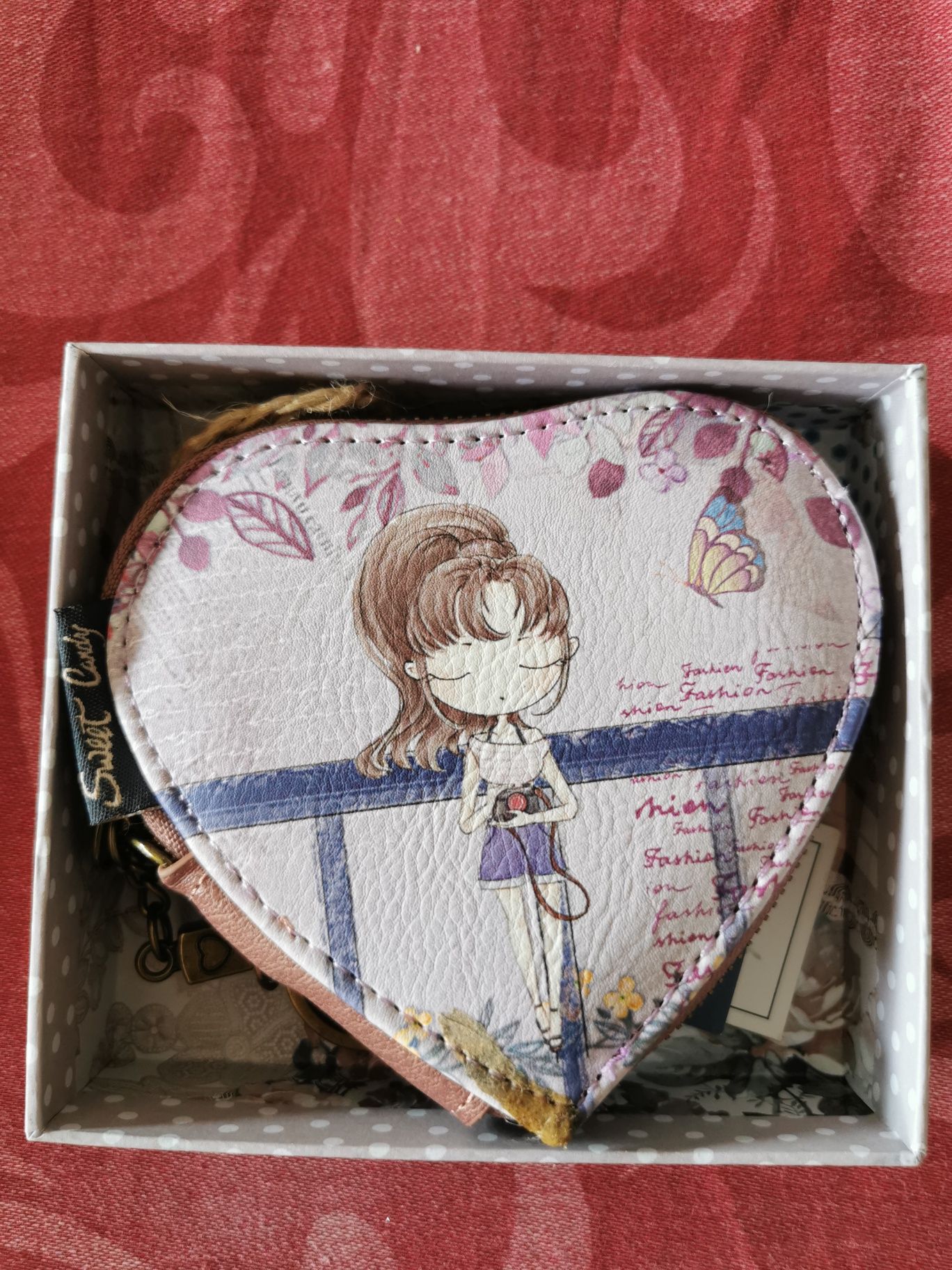 Porta moedas e carteirinha