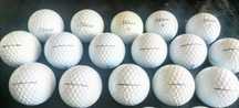 Bolas de golfe como novas