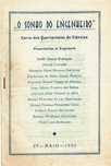Libreto da Queima das Fitas Coimbra maio 1952 -