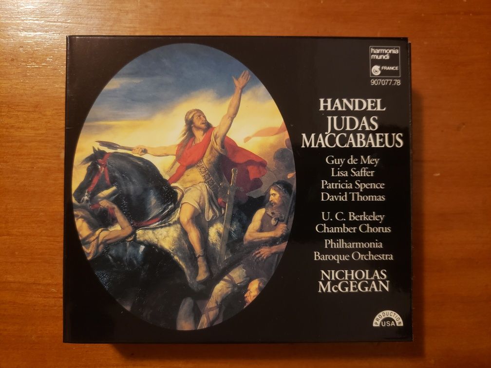 Handel: Judas Maccabaeus 2 CD + libreto