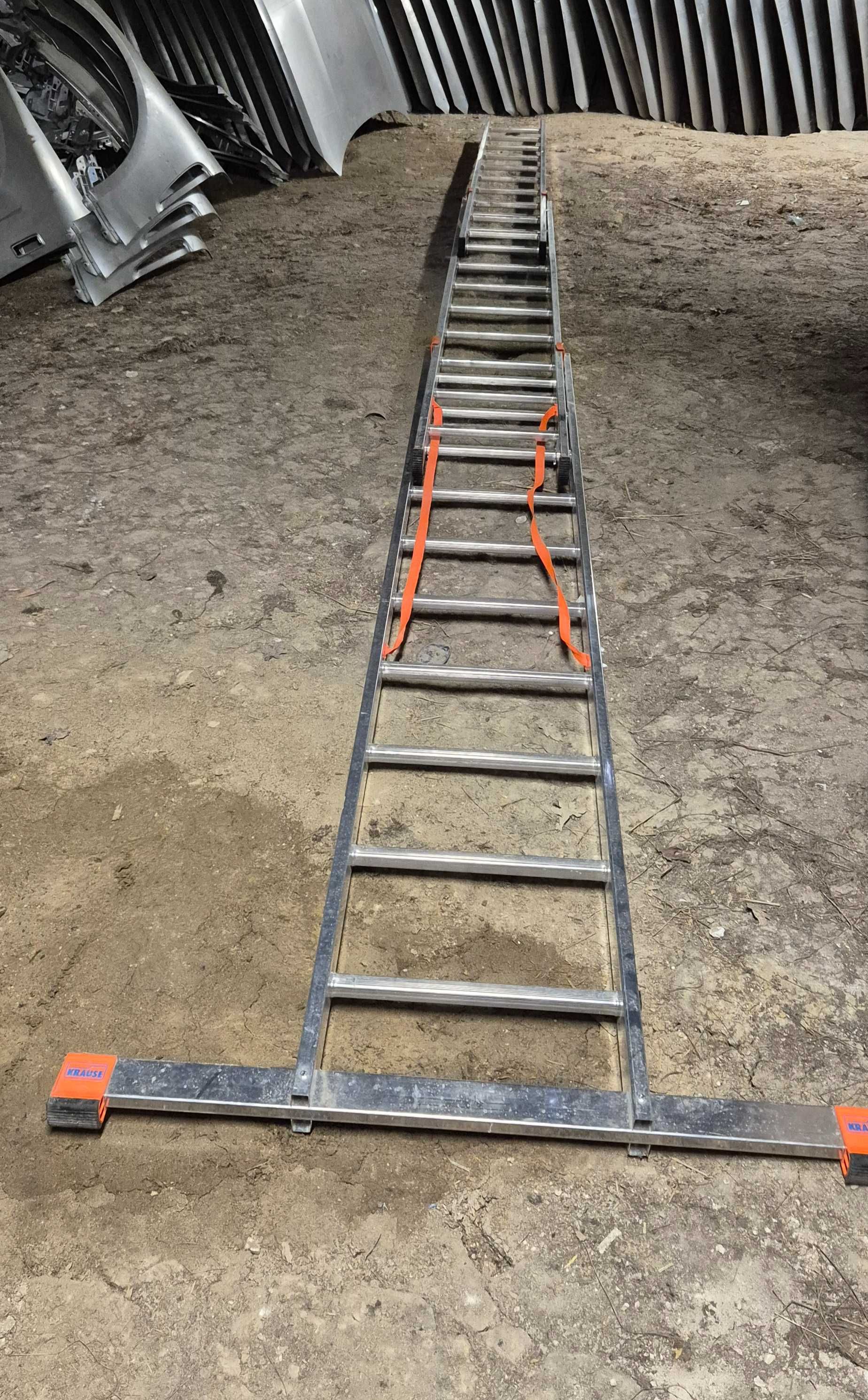 KRAUSE Drabina 129680 TRIBLO 3 x 10 Szczeblowa 6,90m Nowa OE