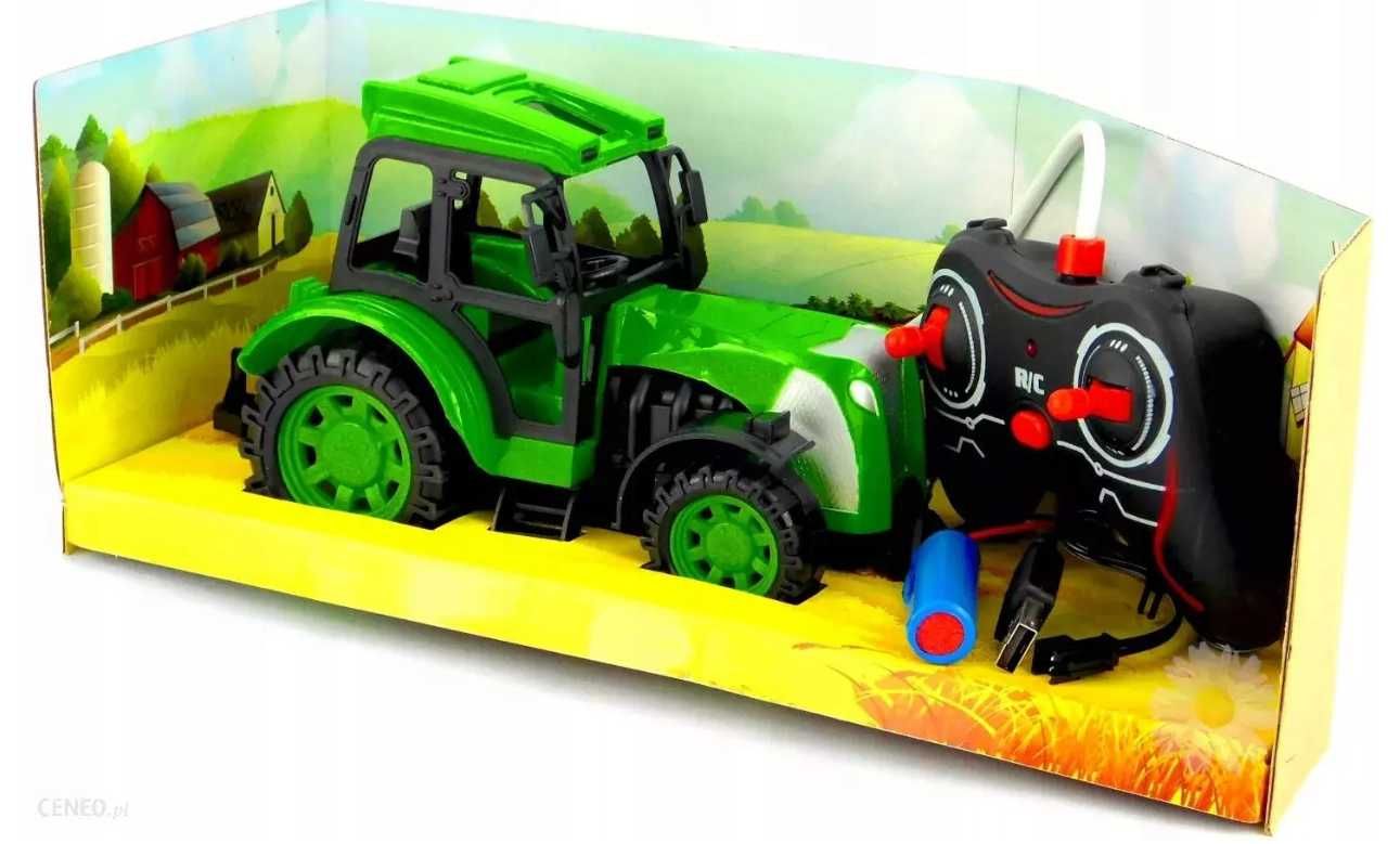 Traktor Zdalnie Sterowany RC Ciągnik Pilot Zabawka Traktorek