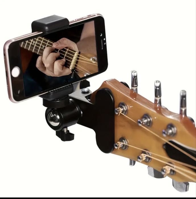 uchwyt na telefon do gitary