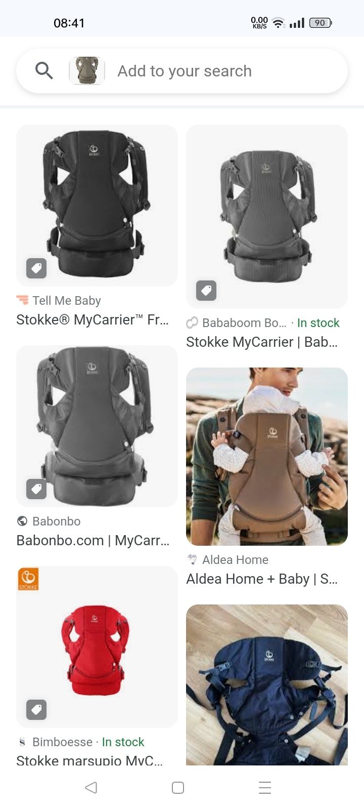Marsúpio stokke mycarrie