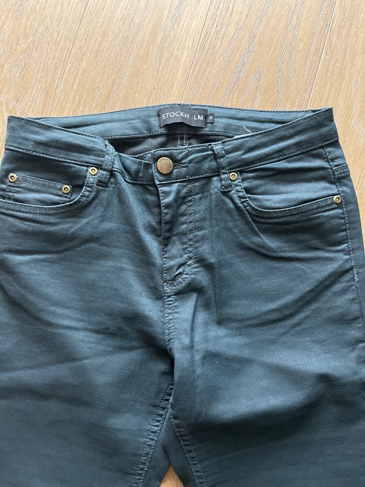 Jeansy Stockh Lm roz. 38 zielone