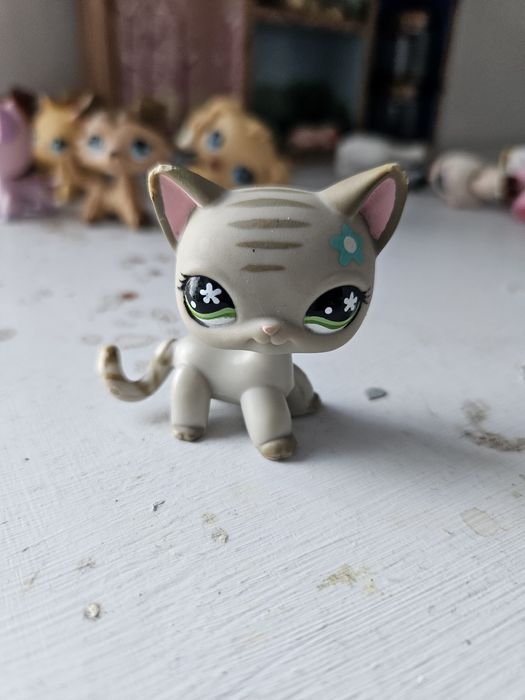 Lps littlest pet shop figurka shc shorthair cat kot kotek #483