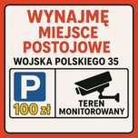 Wynajmę miejsce postojowe – Wojska Polskiego 35