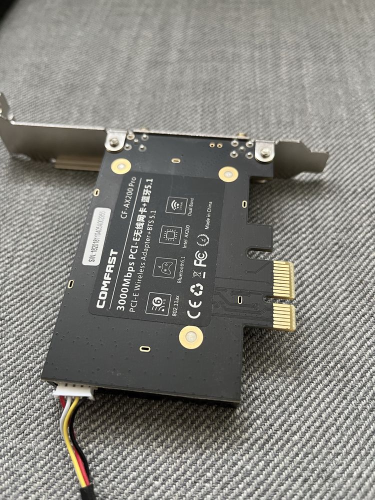 Intel CF-AX200 (Wi-Fi 6 + Bluetooth)
