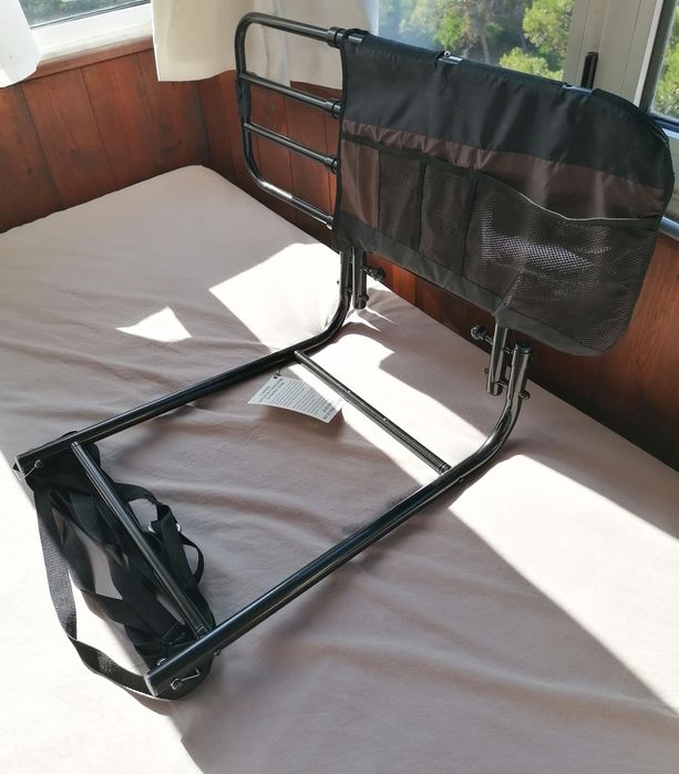 Grade para Cama de Adultos Ajustável com Bolsos
