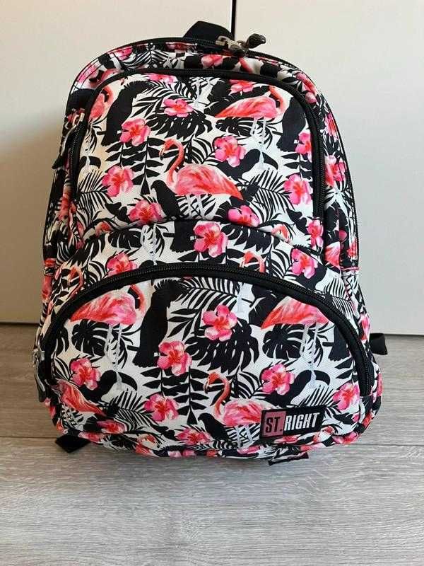 Plecak St.Right flamingo Pink&Black