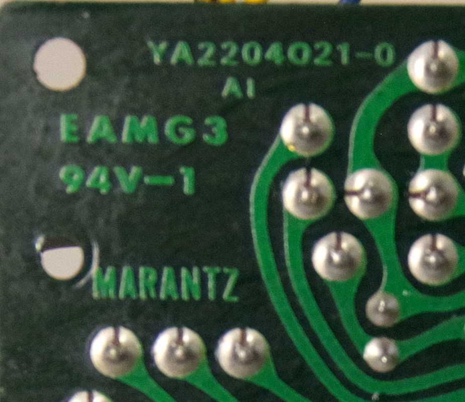 Marantz 2252 - Selektor wejść audio, PCB