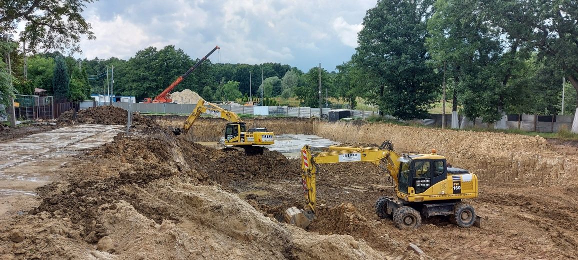 Wyburzenia, Rozbiórki, Roboty ziemne, Usługi koparką, Wykopy