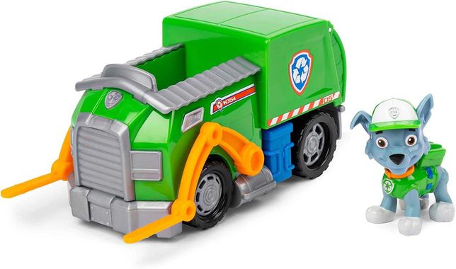 Paw Patrol, грузовик-утилизатор Рокки с коллекционной фигуркой