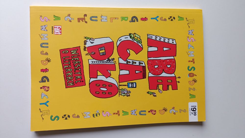 Abecadło wierszyki o literkach książka edukacyjna