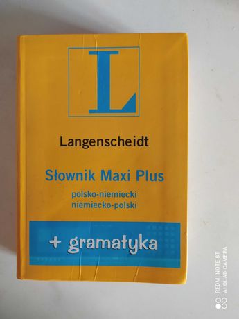 Langenscheidth słownik Maxi Plus niemiecki gramatyka