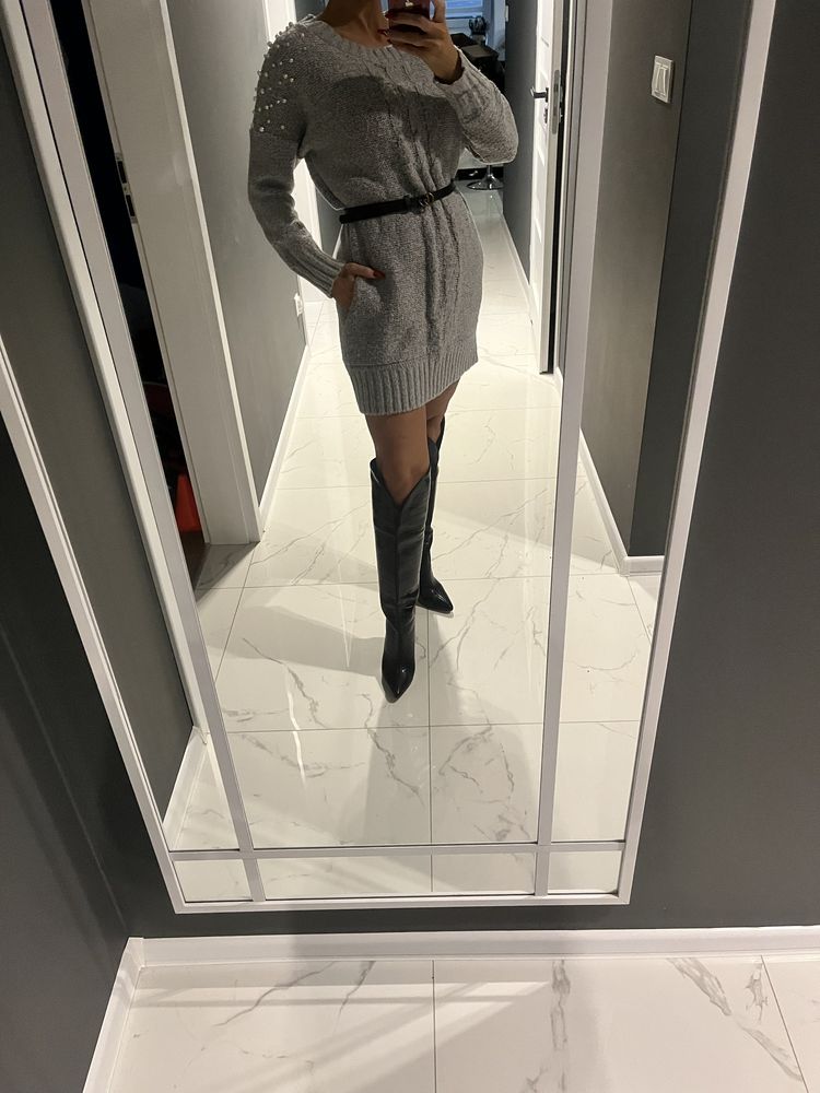 Sweter długi Shoping Center 9 uniwersalny