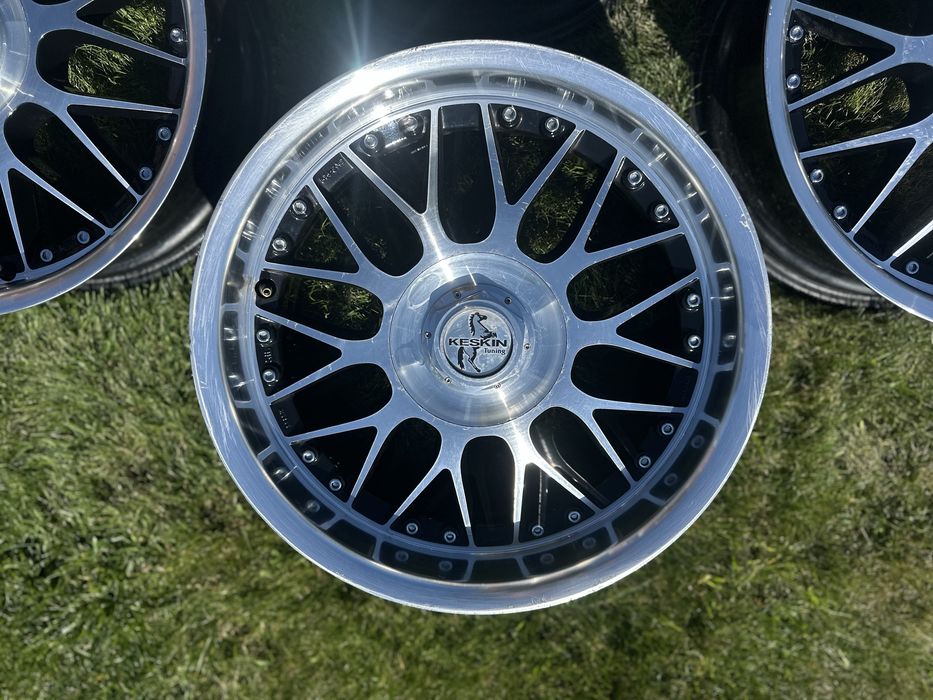 Титанові диски 5 100/112 R17 KESKIN KT4 Original різноширокі