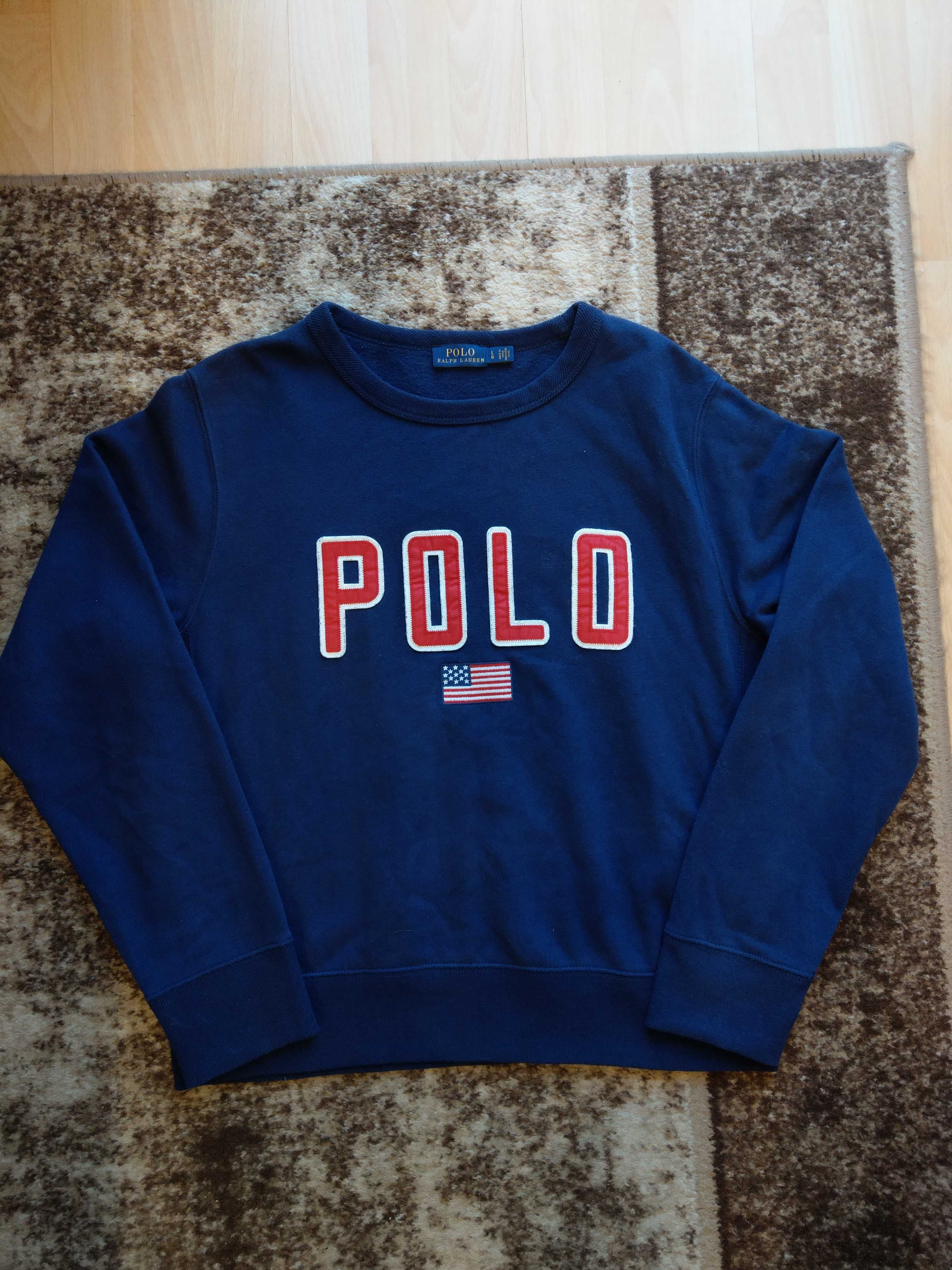 bluza damska crewneck Ralph Lauren central haft logo