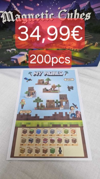 Blocos Magnéticos MINECRAFT