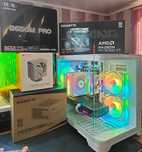 RX9060XT R5 8400F ОЗУ 32G Новий Ігровий Комп'ютер Системний блок ARGB