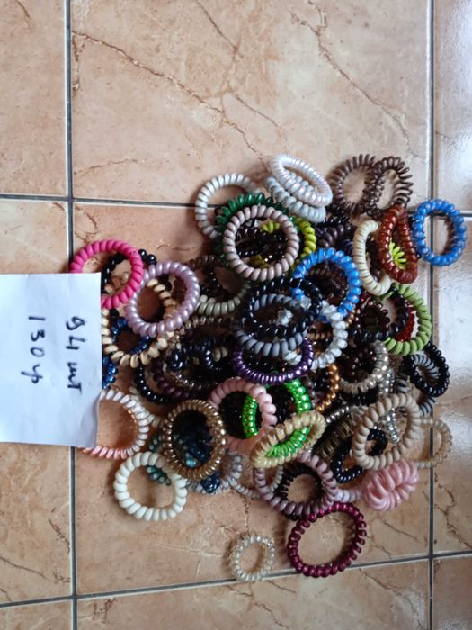 Заколка краб лот 14 штук и резинки