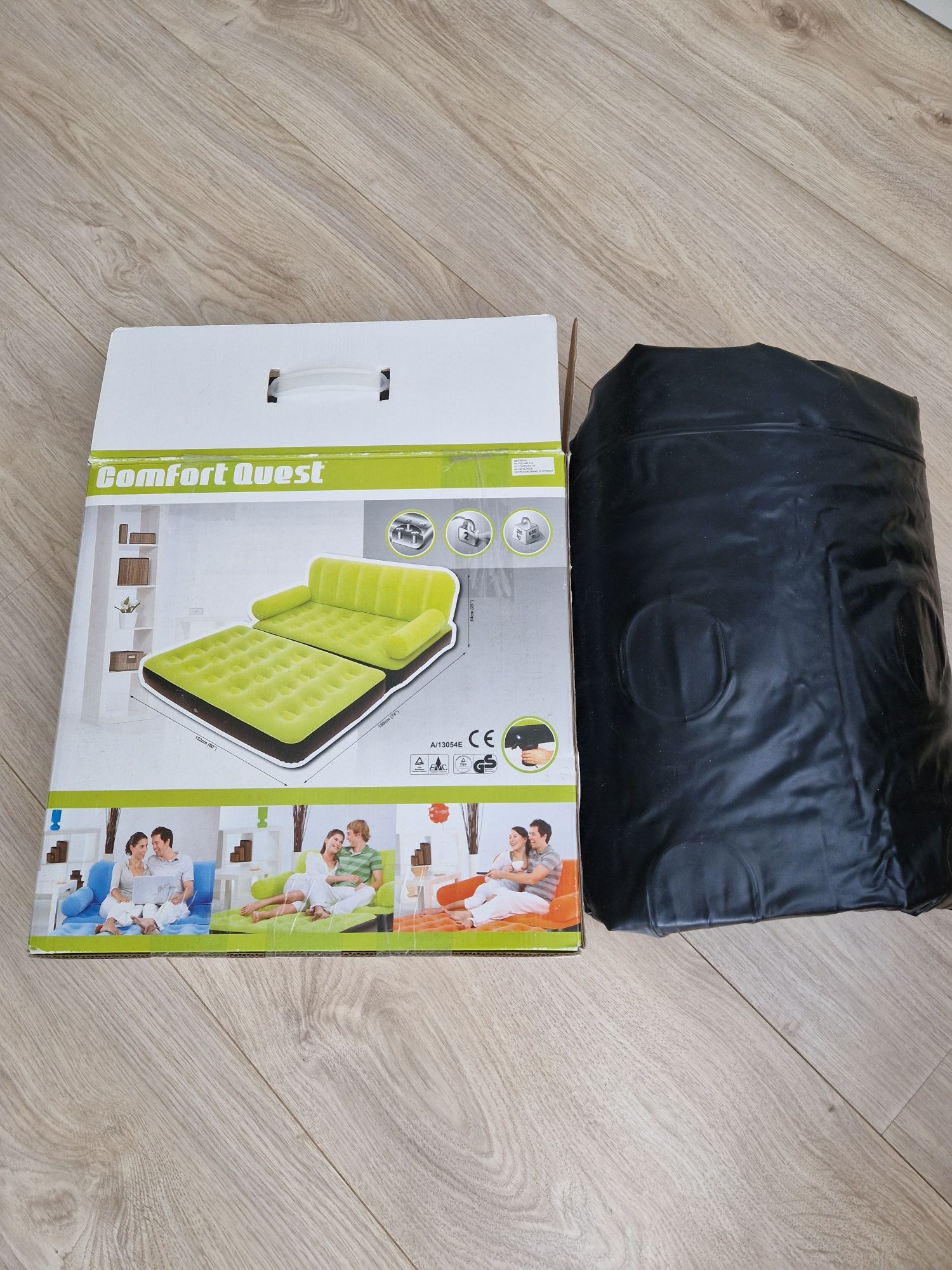 Materac-sofa-łóżko dmuchane