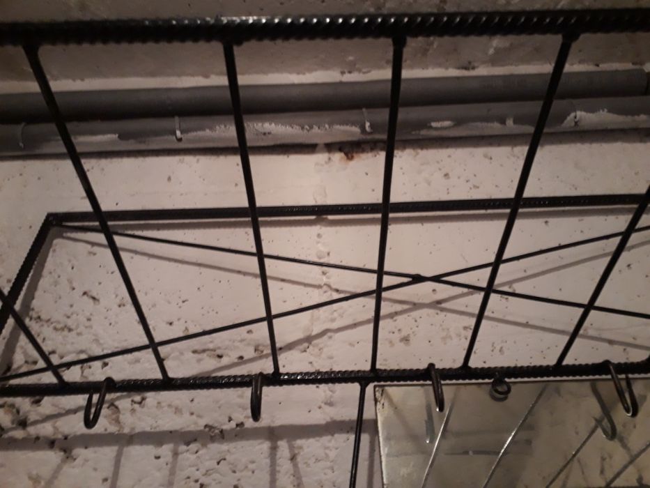 Duży stary ciężki wieszak RETRO lata 70 te.wysokość 2m.szer/ 81cm