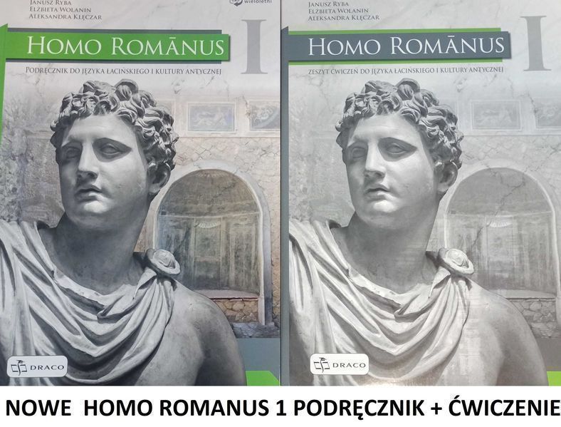 NOWE/ Homo Romanus 1 Podręcznik + Ćwiczenia DRACO