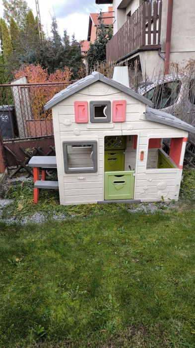 Domek Smoby dla dzieci do ogrodu na taras do zabawy