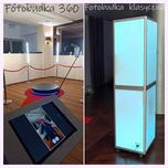 Fotobudka 360 wiatrak iskier fontanna czekolady biały miś cięzki dym