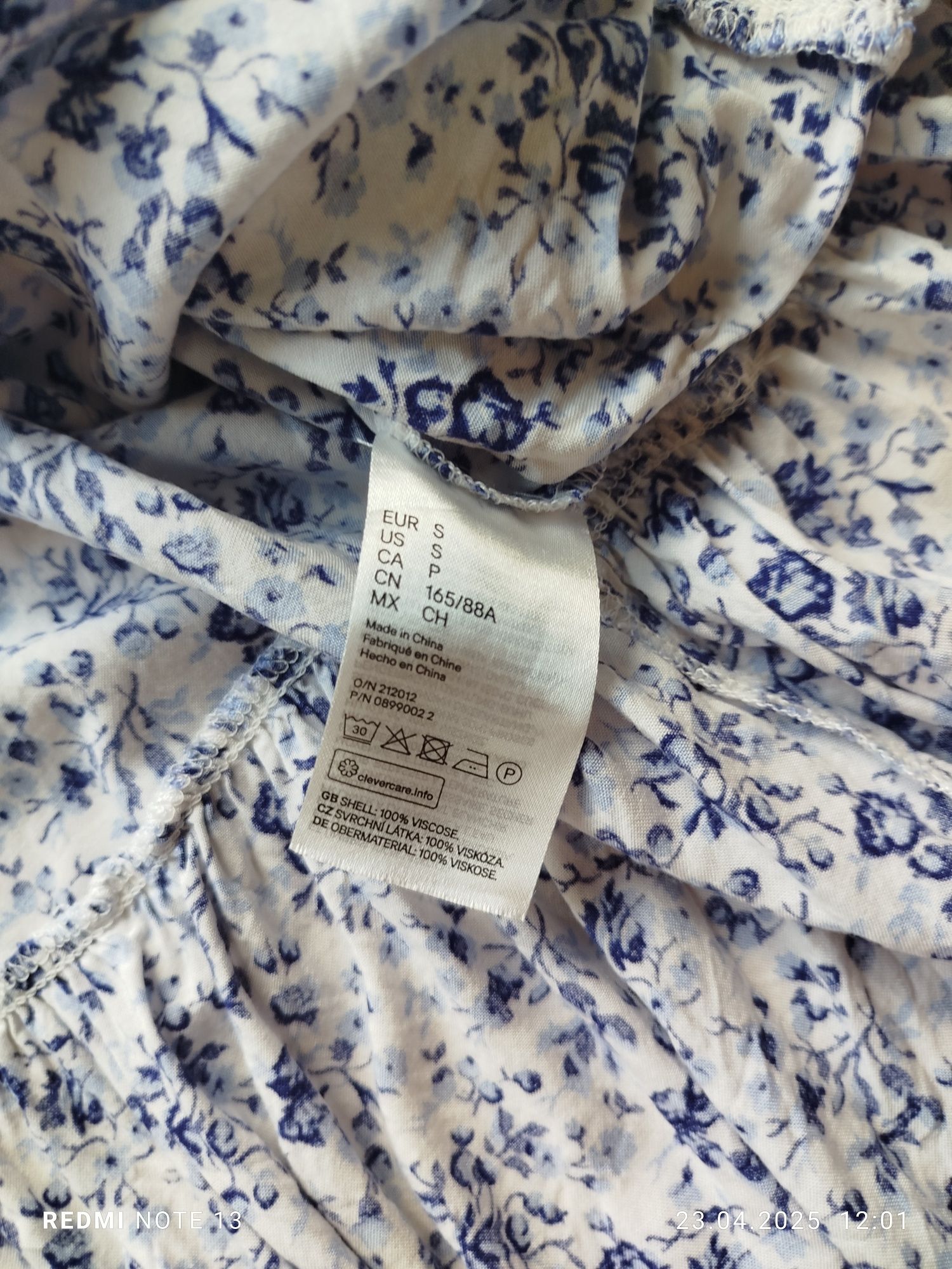 Zwiewna ciążowa wiskozowa wiskoza sukienka na ramiączkach szelkach łąc