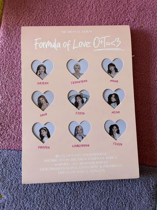 Formula of love - álbum de kpop do twice