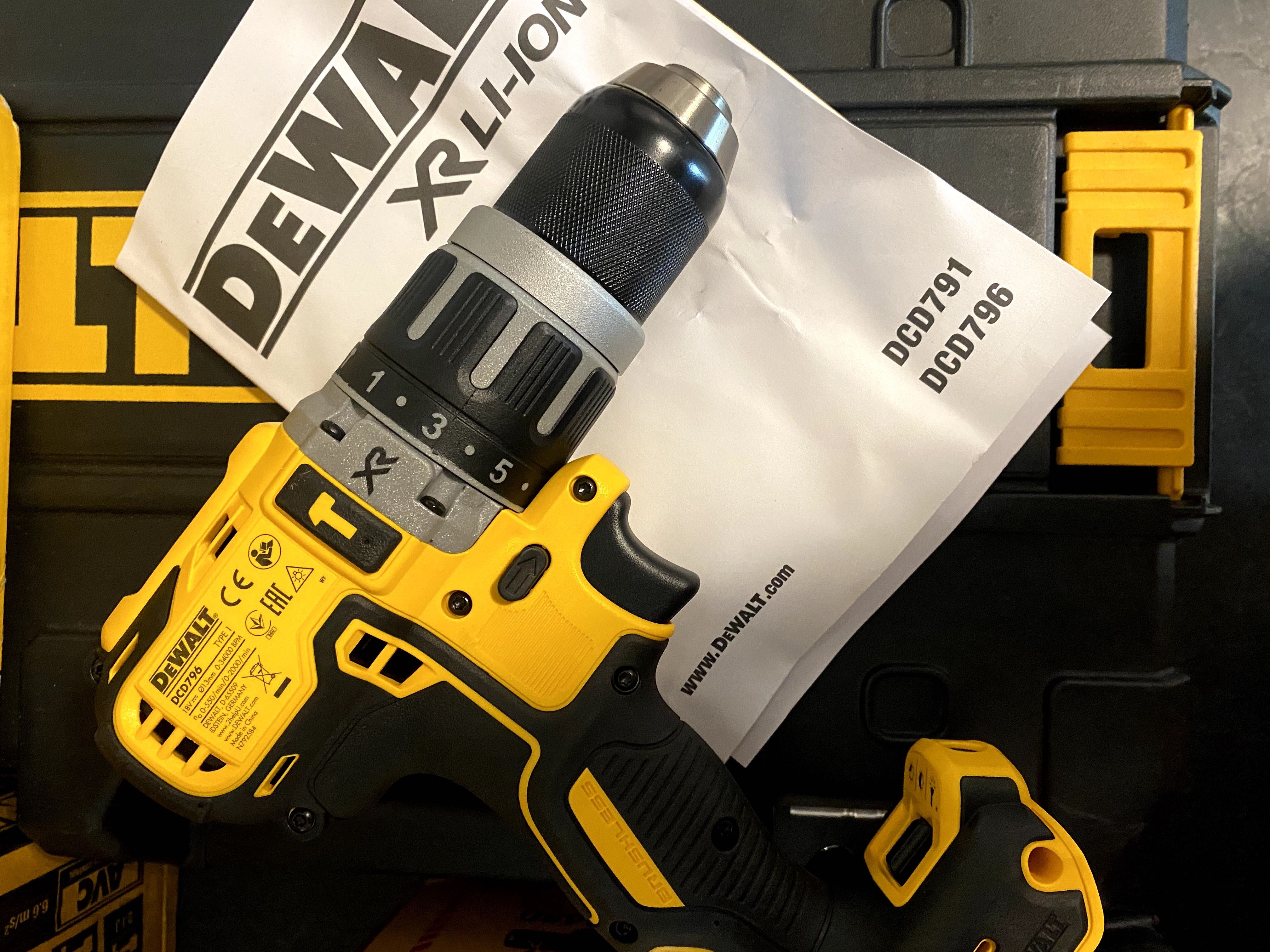 DeWalt NOWA wkrętarka DCD796 udar walizka systemowa 18v oryginał