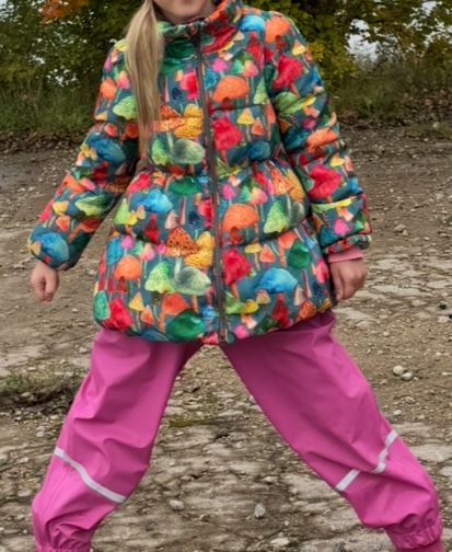 Куртка на дівчинку осінь-зима, 104-116