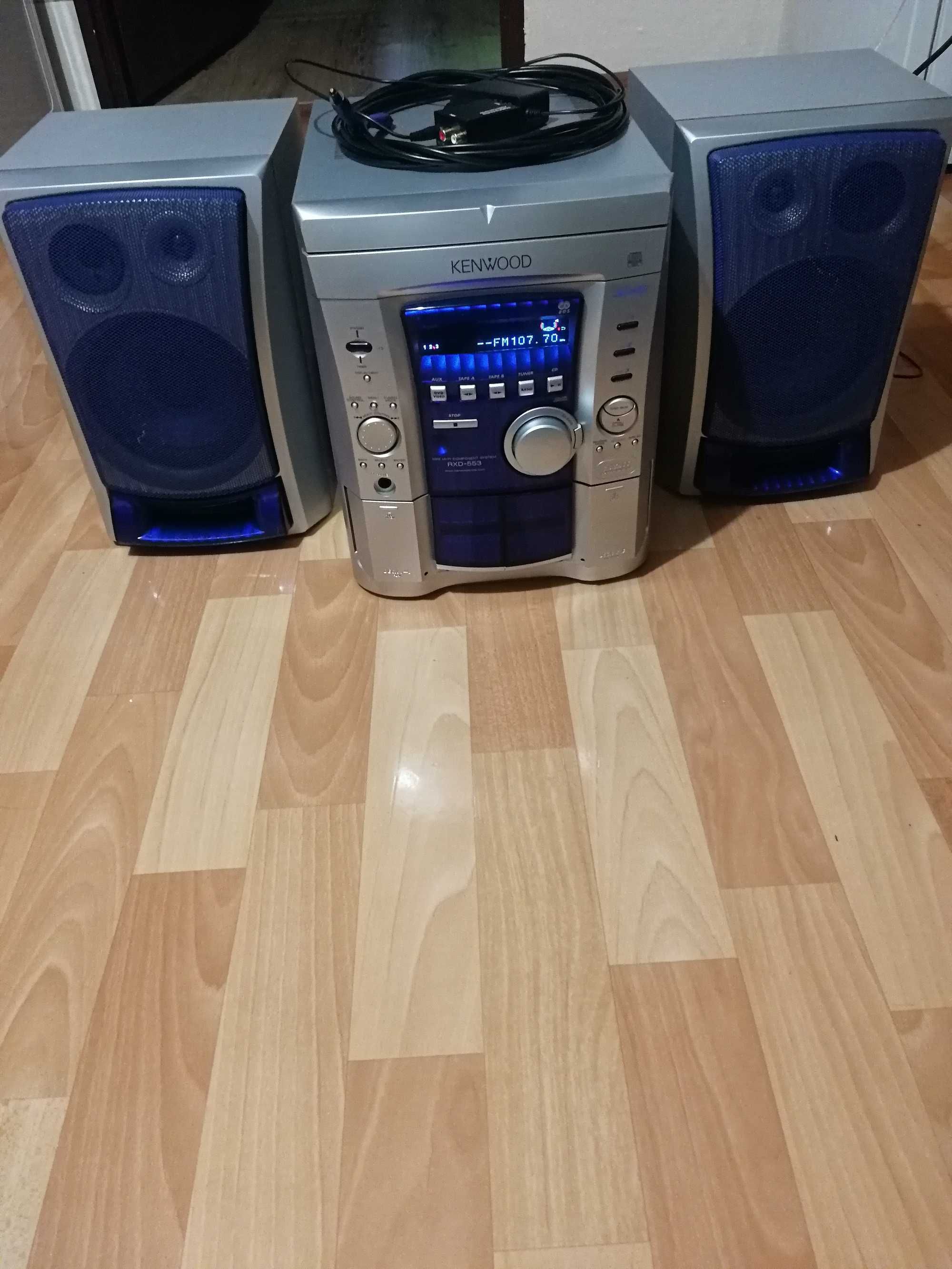 Wieża Kenwood rxd 553+kolumny