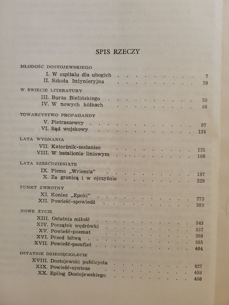Leonid Grossman Dostojewski 1968 Czytelnik wyd.1